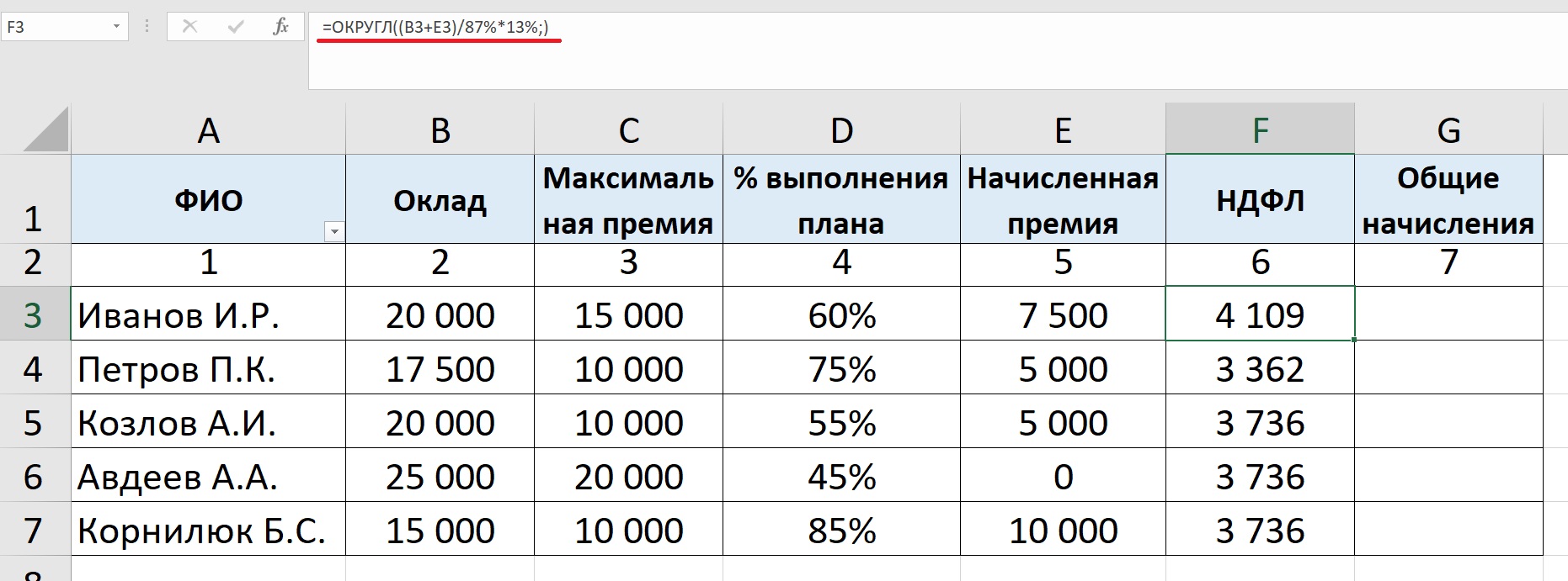 Как рассчитать шаг аукциона в экселе